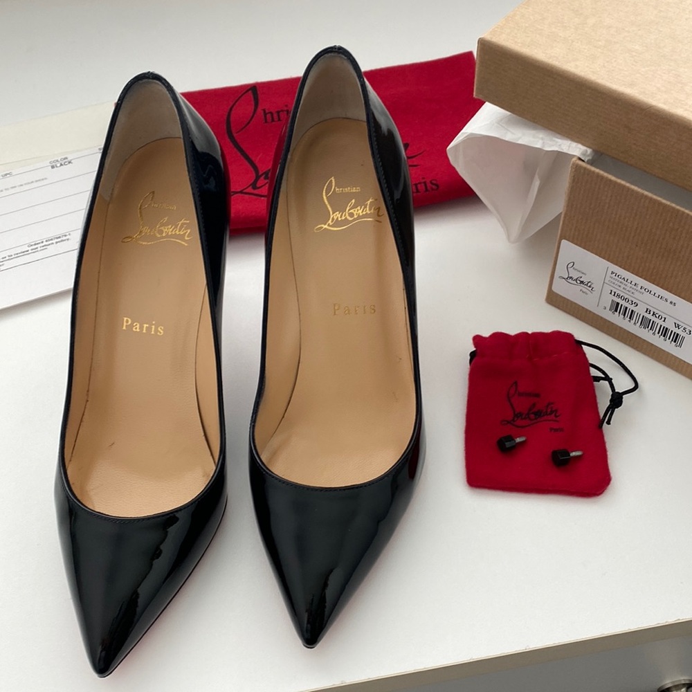 Christian Louboutin Pigalle Follies 85 size 37